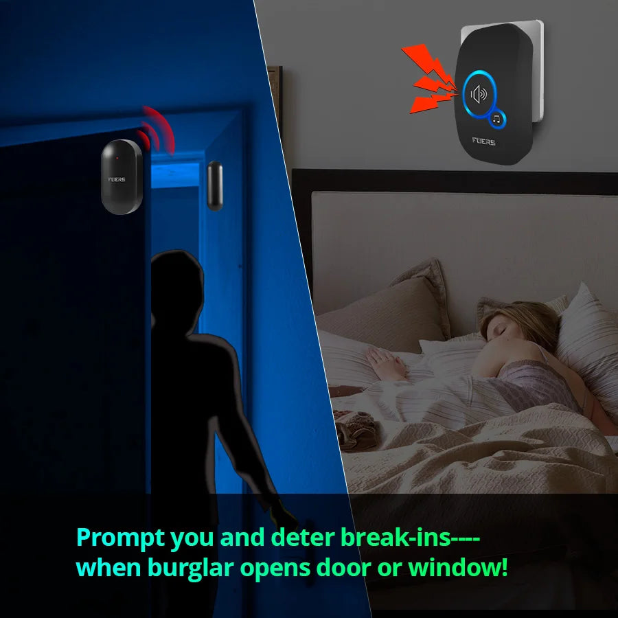 Fuers Wireless Doorbell Home Welcome Smart